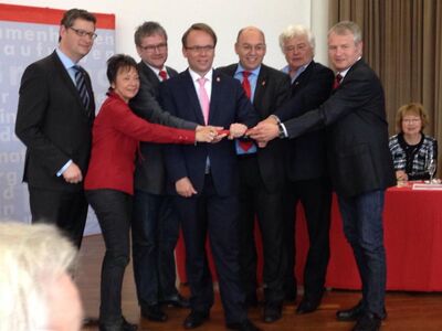 Staffelstabübergabe