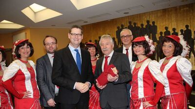 Der Empfang des Hauptredners Thorsten Schäfer Gümbel