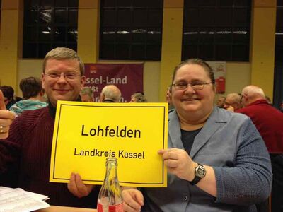 Tobias Geismann (Platz 32) und Katrin Schmidt (Platz 67) treten für Vollmarshausen für den Kreistag an.