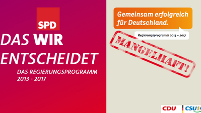 Die Wahlprogramme von SPD und CDU/CSU im Vergleich: SPD.de macht den Faktenscheck