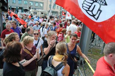 Demo gegen Nazis am 4. August 2012