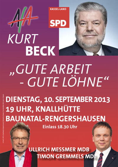 Kurt Beck kommt!