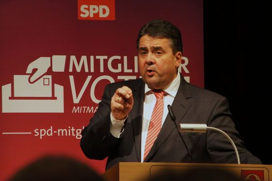 Sigmar Gabriel bei seiner Rede