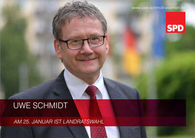 Flyer zur Landratswahl am 25. Januar 2015