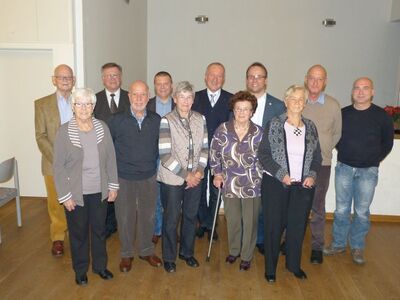 Die Jubilare mit den Ehrenden!