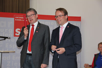 UB Parteitag 2015 Übergabe Staffelstab von Uwe an Timon 2