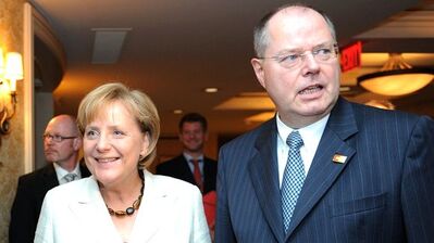 Das Fernsehduell am 1.9. 2013 Merkel / Steinbrück