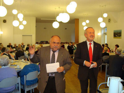 Karl Schäffer, Michael Reuter und die Gäste