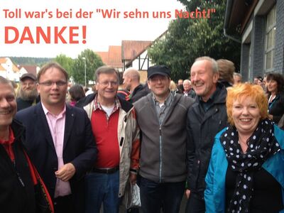 Hatten viel Spaß: N. Thiele, T. Gremmels, K. Gödecke, T. Geismann, M. Reuter & U. Gottschalck