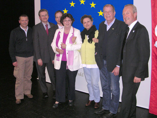 Norbert Thiele, Uwe Schmidt, Marko Haselböck, Barbara Weiler, Renate Brückner-Schärer, Bernd Hirdes und Michael Reuter